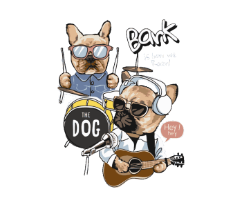 Pugs Rockeros y Patriotas